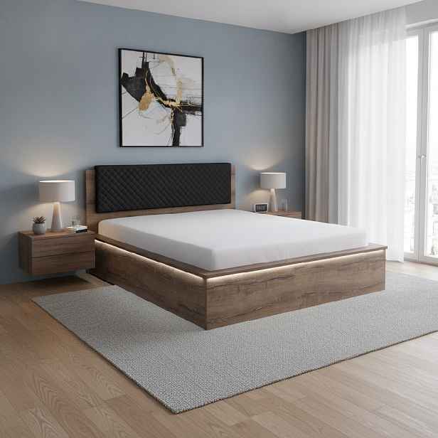 ArtGiB Manželská postel DENVER D-06 | 160 x 200 cm