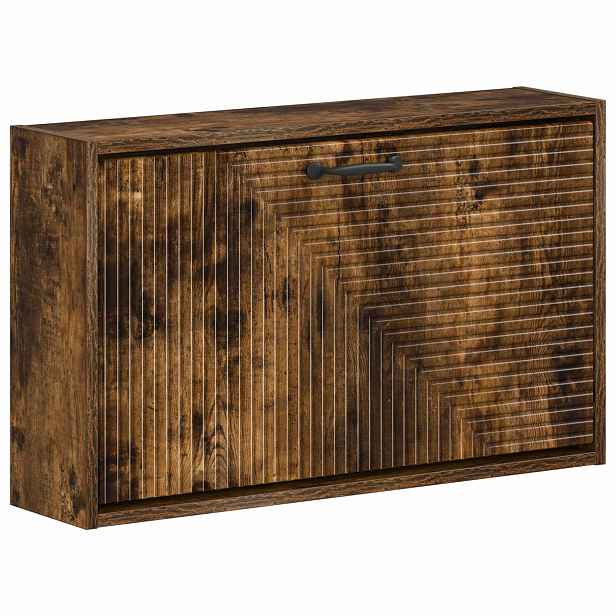 vidaXL Nástěnná skříň na boty HAARLEM 71 x 17 x 43 cm Kompozitní dřevo