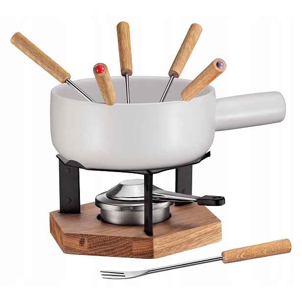 Fondue Spring Winterthur sýrové 1800ML keramické 20 cm dubové