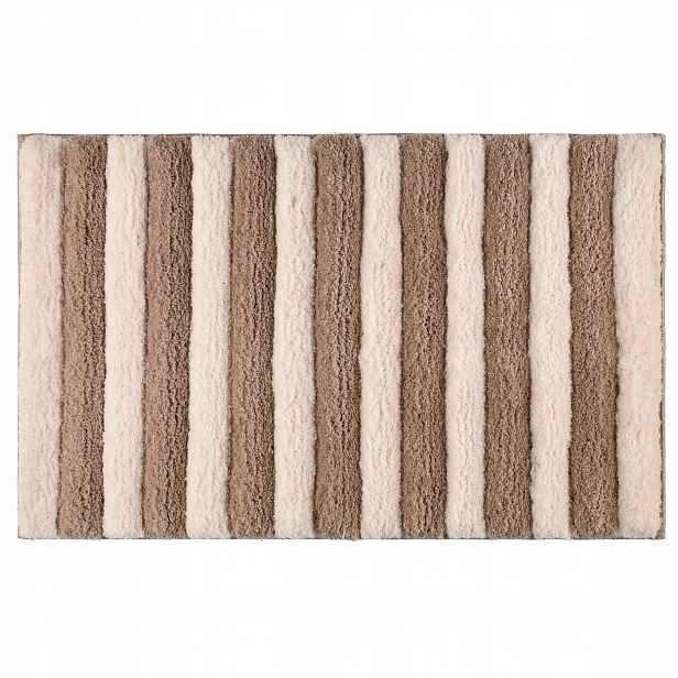 Koupelnová Předložka Silná Polyester Protiskluzová 50 X 80 CM Hnědá