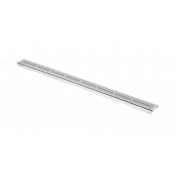 Tece TECEdrainline - Rošt Quadratum pro sprchový žlab 150 cm, kartáčovaný nerez 601551