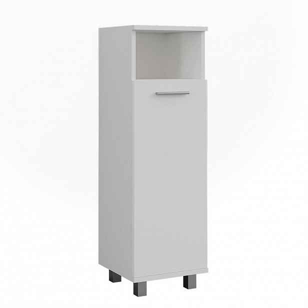 Vicco MIDI SKŘÍŇKA Ilias Bílá 30.2 x 95 cm s dveřmi