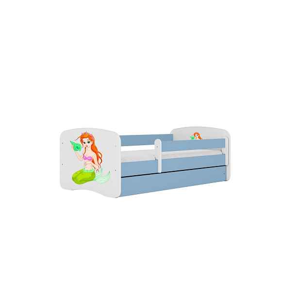 Kocot kids Dětská postel Babydreams mořská panna modrá, varianta 80x160, se šuplíky, bez matrace