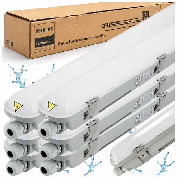 Philips Lampa pro dílnu Led 60 cm 16 W 1800 lm WT065C Ledinaire 6x
