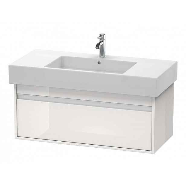 Duravit Ketho - Umyvadlová skříňka 41x100x46 cm, 1 zásuvka, lesklá bílá KT669102222