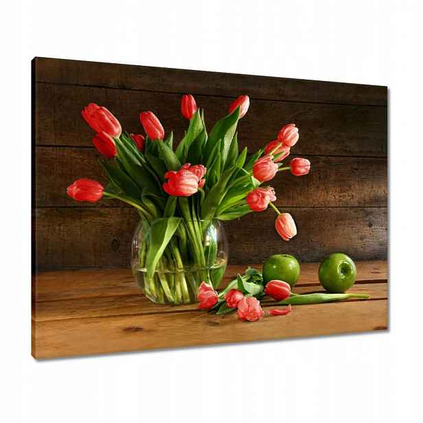 Obrazy 80x60 Červené tulipány