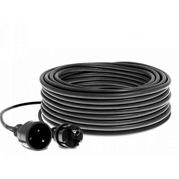 Prodlužovací Kabel 30 m černý 3 x 2,5 mm² s uzemněním
