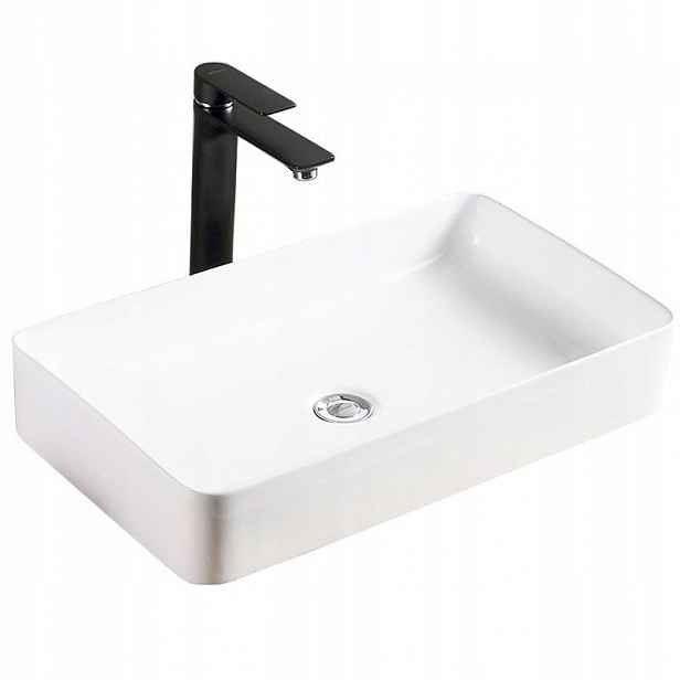 Umyvadlo na desku Denis 61,5x35 bílé (REA-U4800) /po/