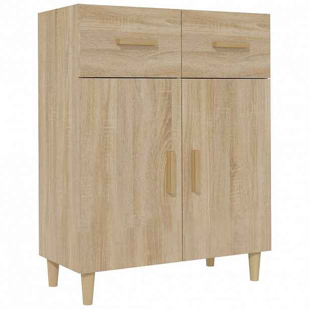 vidaXL Příborník dub sonoma 69,5 x 34 x 89 cm kompozitní dřevo
