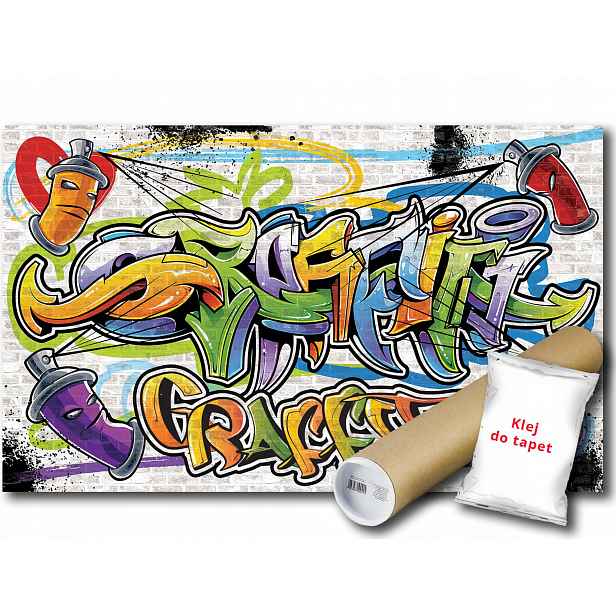 Vinylová Fototapeta Graffiti Grafika Umění Street Art Nápis Sprej 152x104