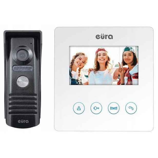 Videodomofon Eura VDP-52A3 „atira“ bílý