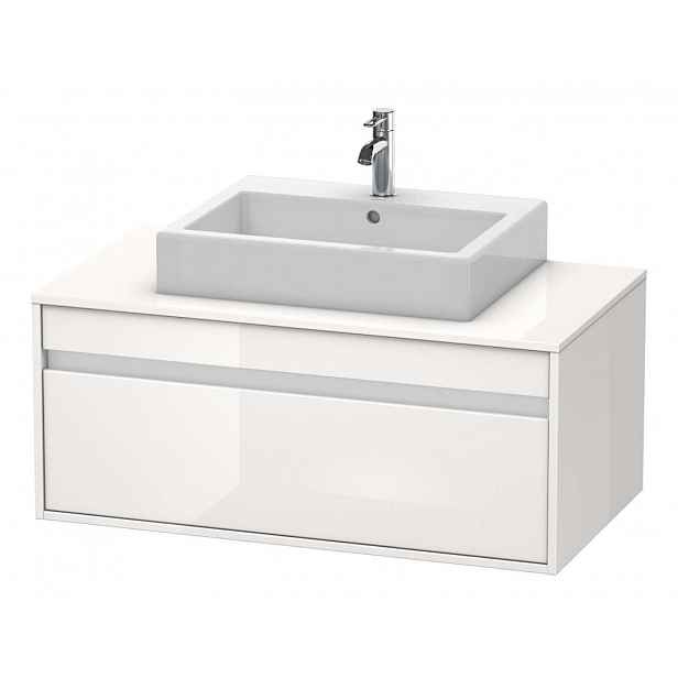 Duravit Ketho - Umyvadlová skříňka 43x100x55 cm, 1 zásuvka, lesklá bílá KT669502222