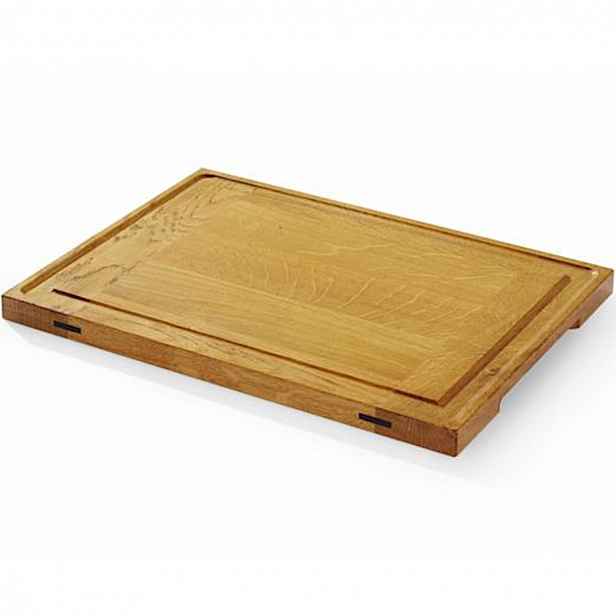 Servírovací prkénko na servírování pokrmů Dubová 37x27 cm, tloušťka 2 cm