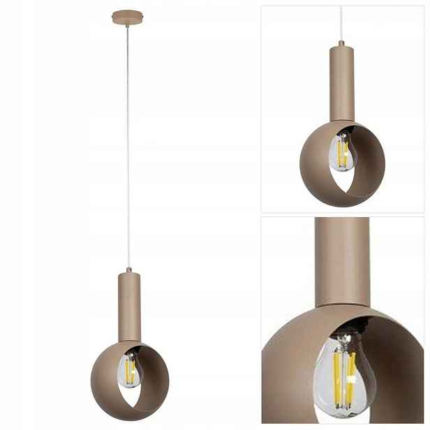 Závěsná béžová lampa Vitrum s nastavitelným osvětlením stěny Sigma Lighting