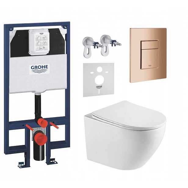 7v1 Wc Set, Stelaz Grohe Slim Wc Mísa Tornado Imprese Tlačítko