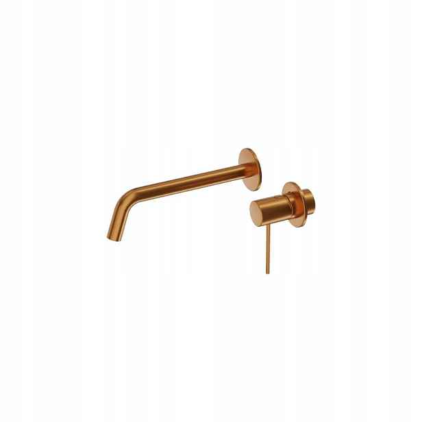 Podomítková umyvadlová baterie Orion Brushed Copper – moderní design