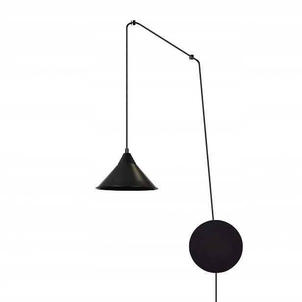 Závěsná lampa Emibig Abramo 1 1x15 W černá