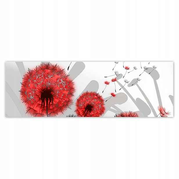 Plakáty 200x66 Červené pampelišky