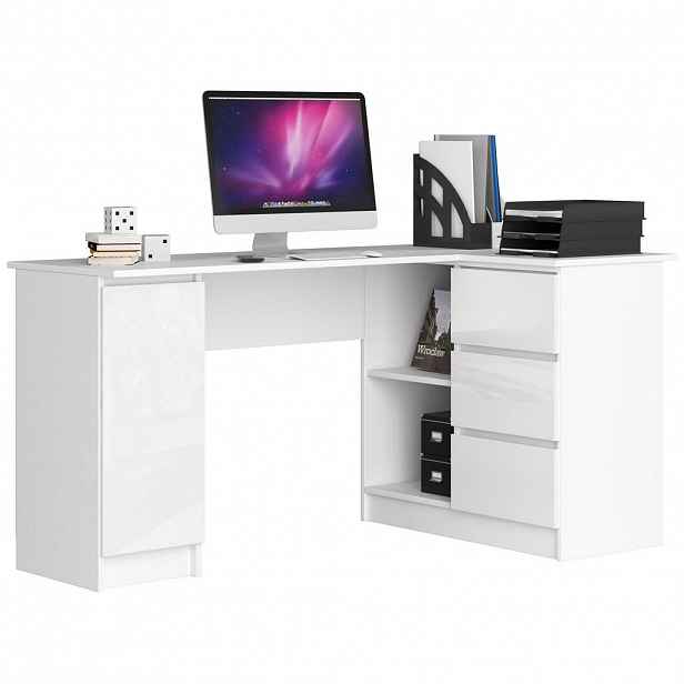 RAUMHIRSCH FURNITURE PSACÍ STŮL Bílý, lesklá bílá 77/155/85