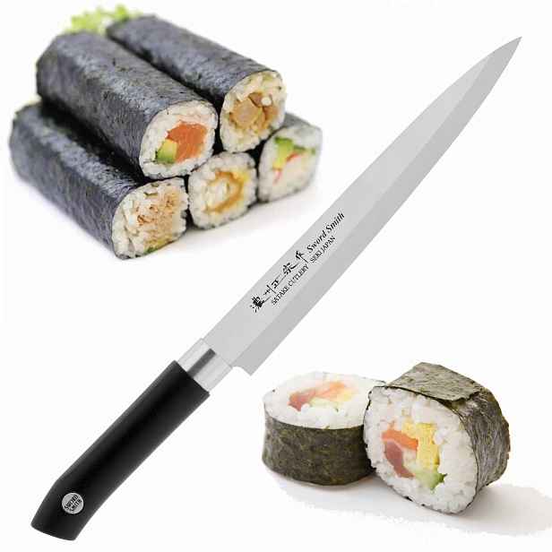 Satake Sword Smith Japonský Nůž Sashimi Yanagiba pro filetování na sushi 21 cm