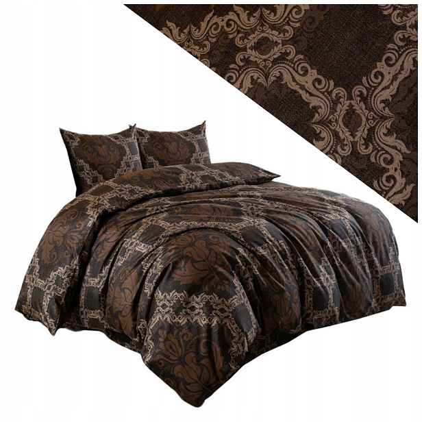 Povlečení 220x200 2 povlaky na polštáře 70x80 hladké Eusebia Home zip geometrické