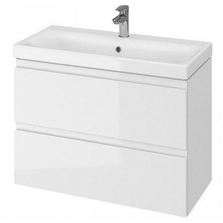 Koupelnová skříňka s umyvadlem Cersanit Moduo 79,5x57x37,5 cm bílá S801-225-DSM