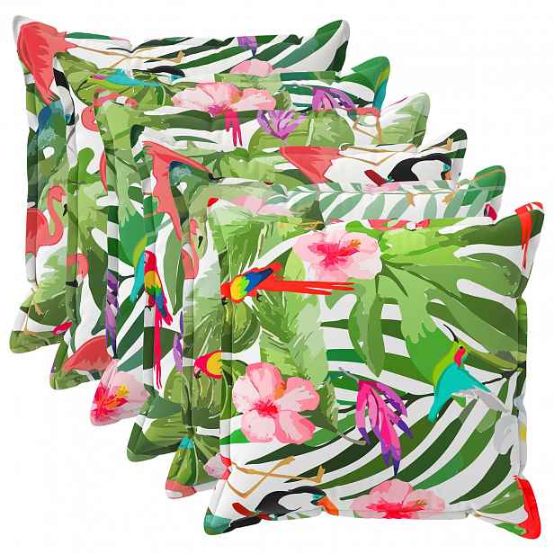 vidaXL Povlak na polštář 6 ks HOUTEN Vícebarevný 65 x 65 cm Polyester