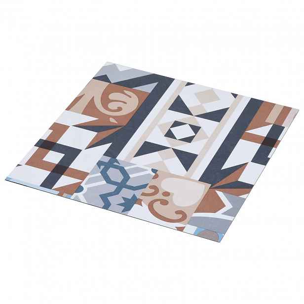 vidaXL Samolepicí podlahová prkna Mono vzor 30,5 x 30,5 cm 20 ks PVC