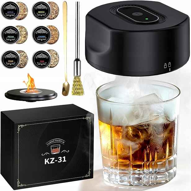 Sada Na Uzení Whisky Elektrický Smoker Dřevo Na Uzení Dárek Pro Tatínka