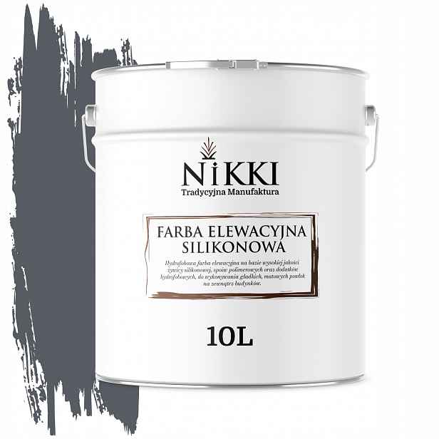 Barva Barva 10L na omítku Vnější Uv Šedá grafitová Barvy