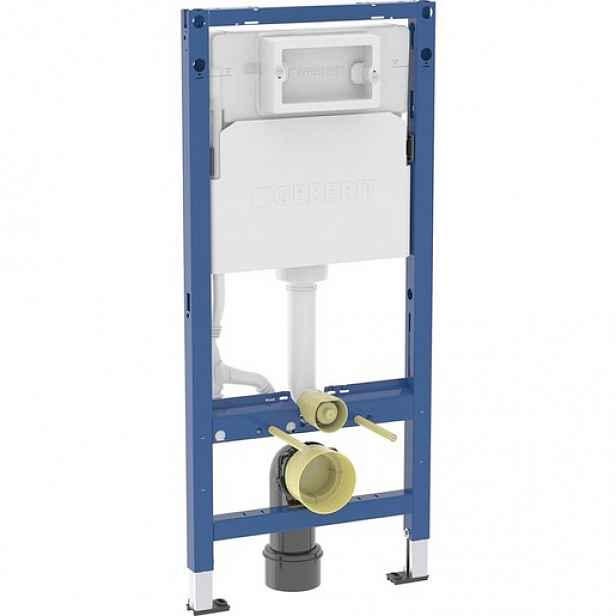 Geberit Duofix - Montážní prvek pro závěsné WC, 112 cm, splachovací nádržka pod omítku Delta 12 cm 458.103.00.2