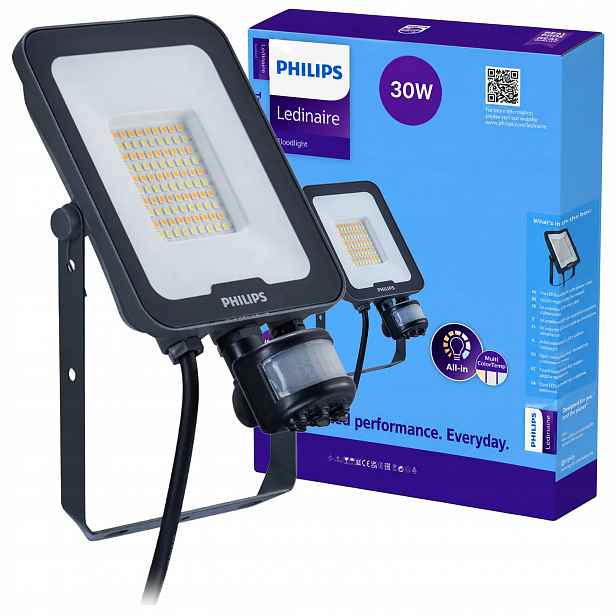 Led reflektorová lampa 30W Cct s pohybovým senzorem BVP167 Philips