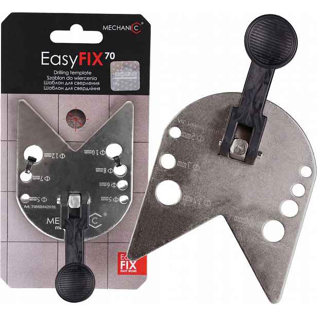 Šablona pro vrtání Distar Mechanic EasyFix 70 přísavka gres