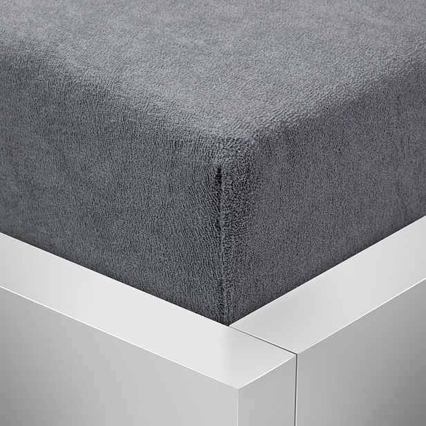 TP Froté prostěradlo 220x200 Premium - Tmavě šedá