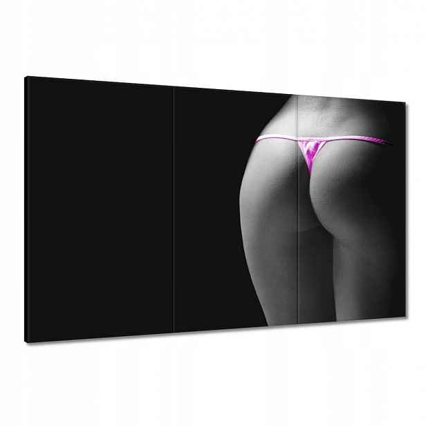 Obrazy 120x80 Růžové tanga