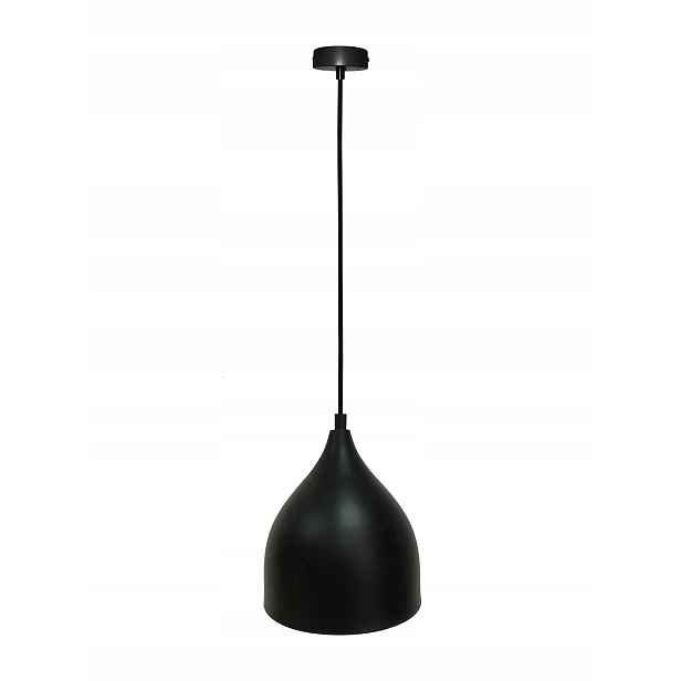 Skandinávská závěsná stropní lampa kovová Klosz