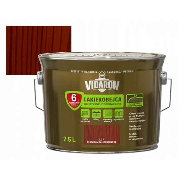 Dekorativní ochranný lakovací nátěr kalifornské sekvoje 2,5 l