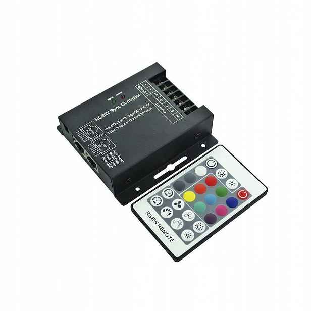 V-tac Radiový ovladač Led pásků Rgbw 12V/24V 288W/576W RJ45 VT-2424