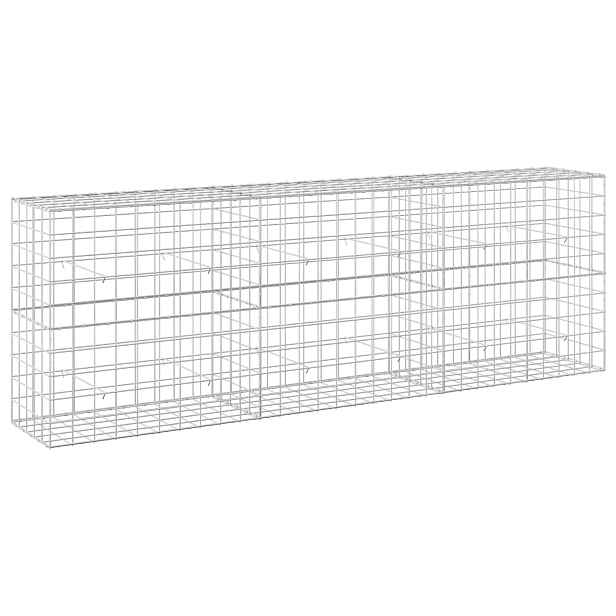 vidaXL Gabion s drátem 3,5 mm a síťkou 10x10 cm 300x50x100 cm