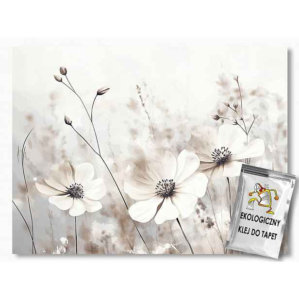 Fototapeta Flizelina Natura Flora Zahrada Květiny Sepia Boho 254x184 130g