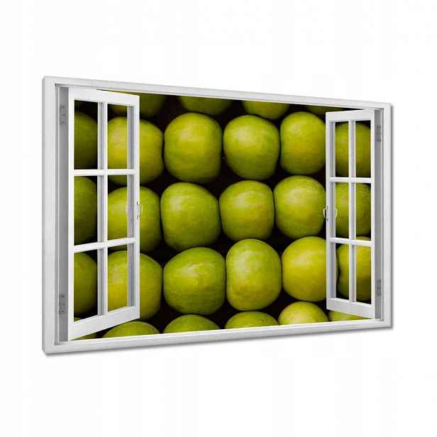 Obrazy 120x80 Zelené jablko Jablka