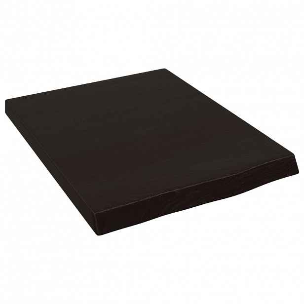 vidaXL Nástěnná police tmavě hnědá 40x50x(2-4)cm ošetřený masivní dub