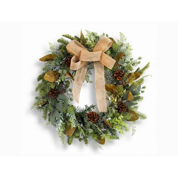 Vánoční věnec na dveře WINTER GREEN Ø 45 cm