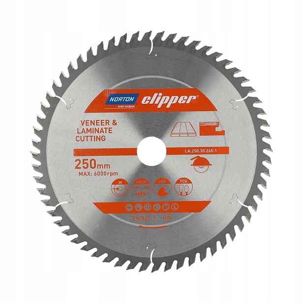 Kotouč Norton Pro Laminát 250 MMX30 T60 Clipper