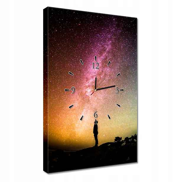 Nástěnné hodiny 40x60 Mléčná dráha