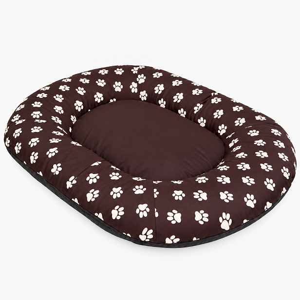 Pelíšek pro psy MAXIMO hnědý L, XL, XXL, XXXL Rozměr: XXL-120x100 cm