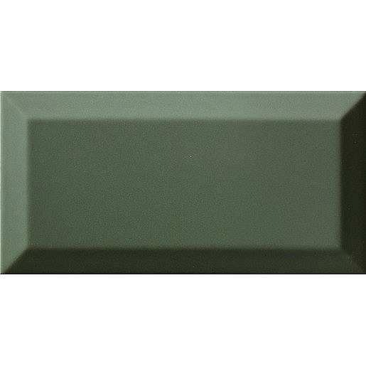Obklad Ribesalbes Chic Colors dark grey bisel 7,5x15 cm lesk CHICC1979