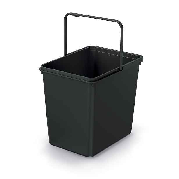 Prosperplast Odpadkový koš System Basic 23 L černý