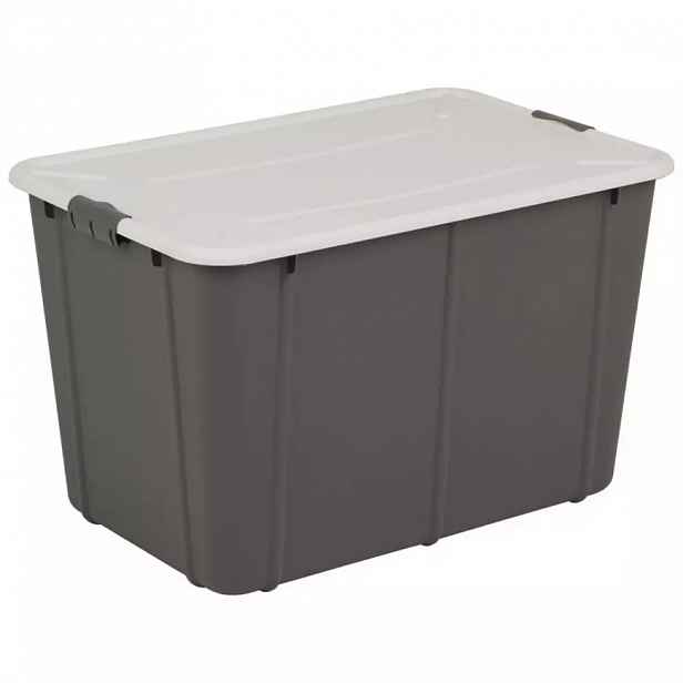 Box Velur 60l tmavě šedý melír