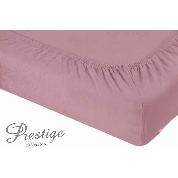 Prostěradlo Jersey s gumičkou 160x200 Pudrová Růžová Prestige Collection 160 g